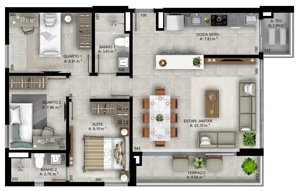 LUX 3Q 87m² - Ligue 6199647-7030