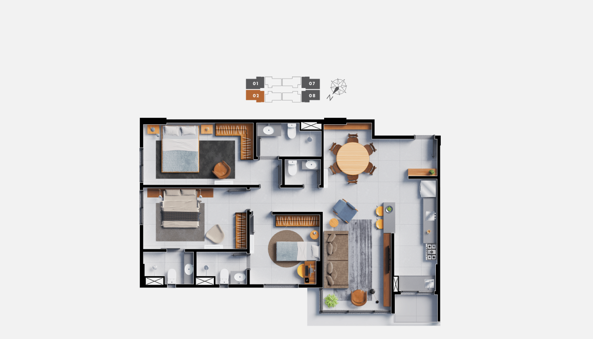 3 suítes 94,17m² - Ouro Branco VI - Ligue 61 99647-7030