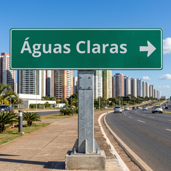 Placa Águas Claras - Apê no DF